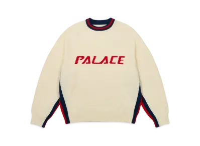 PALACE Tri Colour Knit "White"