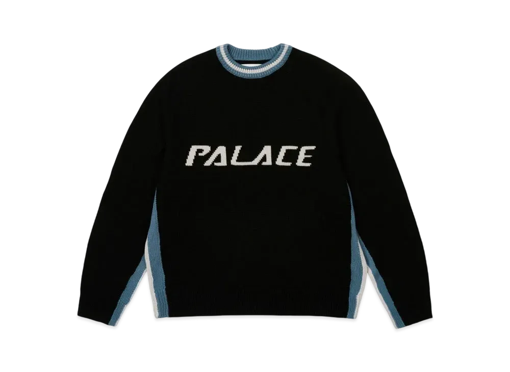 PALACE Tri Colour Knit "Black"