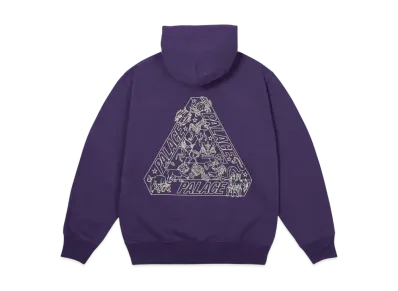 PALACE Zodiac Tri-Ferg Hood "Purple"