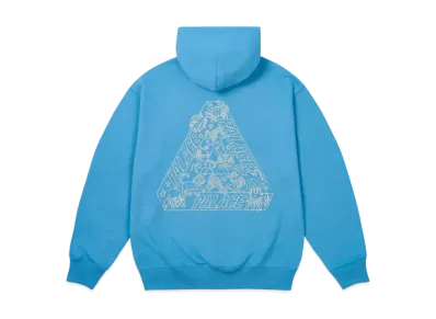 PALACE Zodiac Tri-Ferg Hood "Blue"