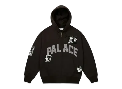 PALACE Patch Up Zip Hood "Black"
