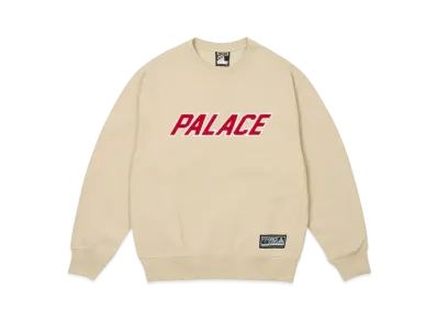 PALACE Applique Team Crew "Stoney Grey"