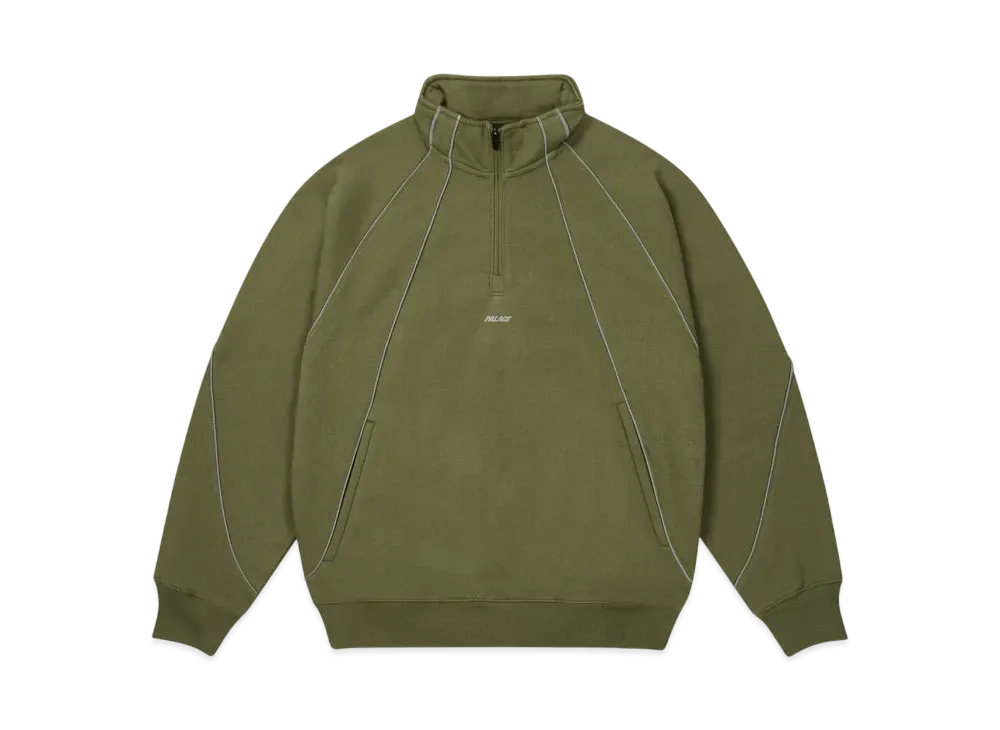 PALACE Reflecto 1/4 Zip "The Deep Green"