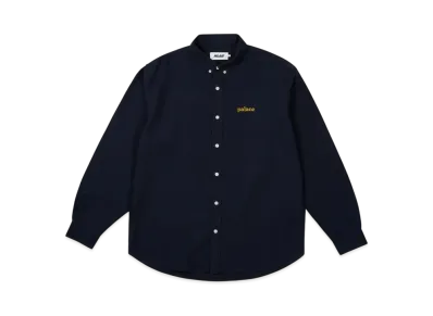 PALACE Seersucker Oxford Shirt "Navy"