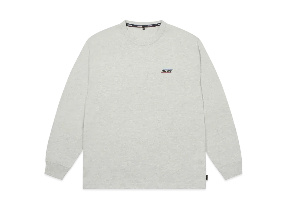 PALACE Basically a Longsleeve "Grey Marl"