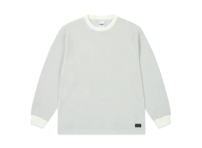 PALACE 2-Tone Waffle Longsleeve "White"