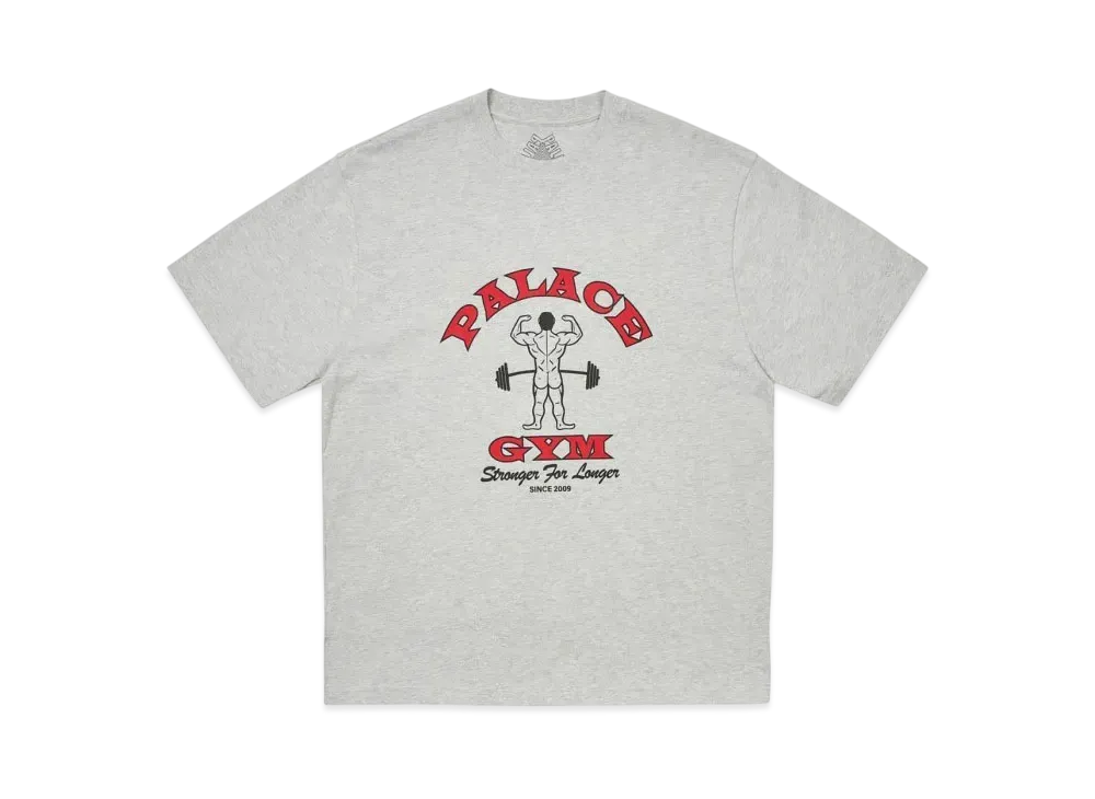 PALACE Stronger For Longer T-Shirt "Grey Marl"