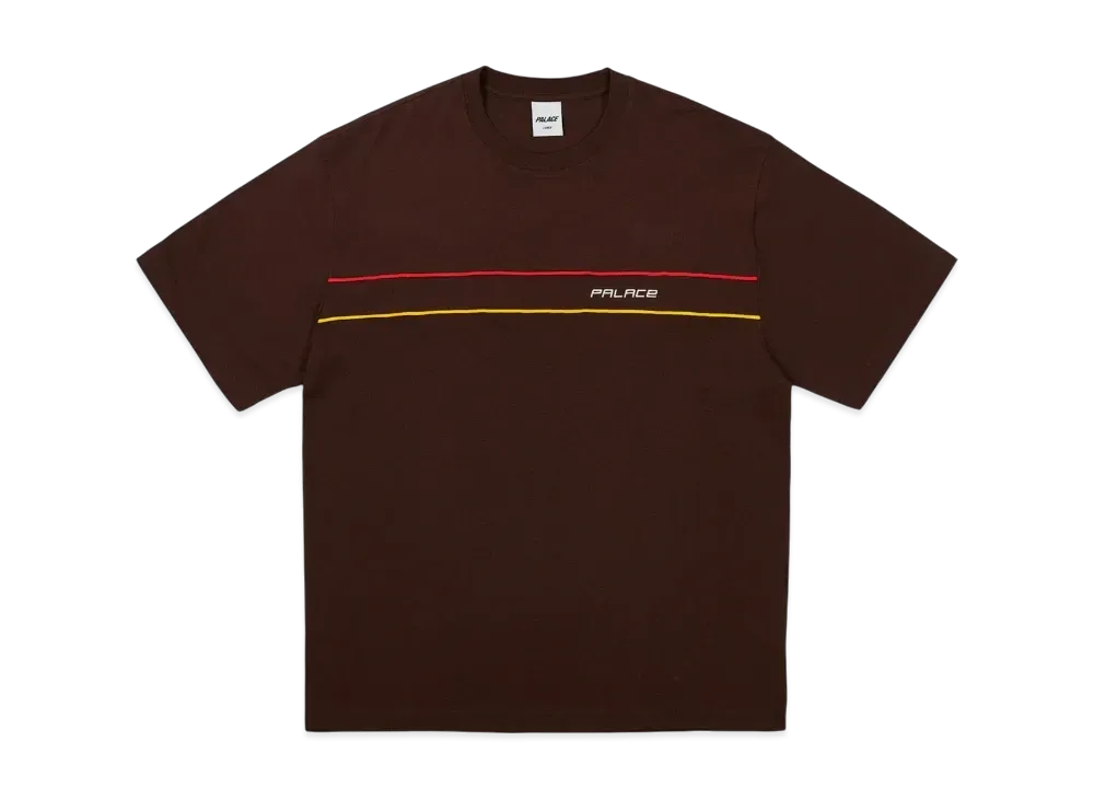PALACE Piped Panel T-Shirt "Fox"