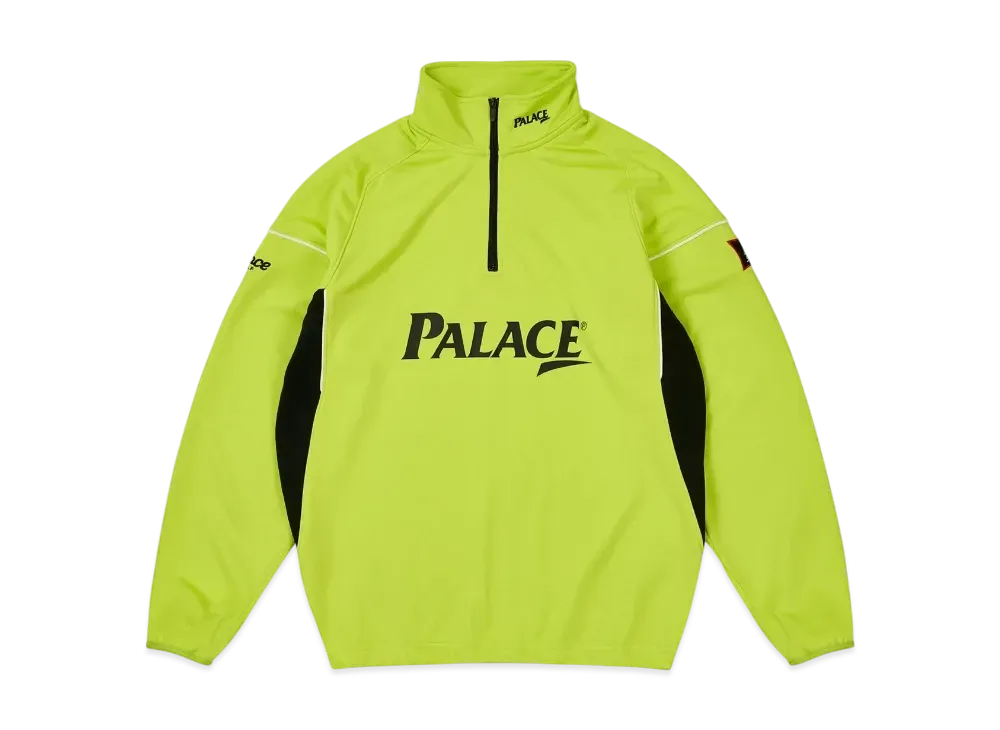 PALACE Hole In 1/4 Zip "Tour Yellow"