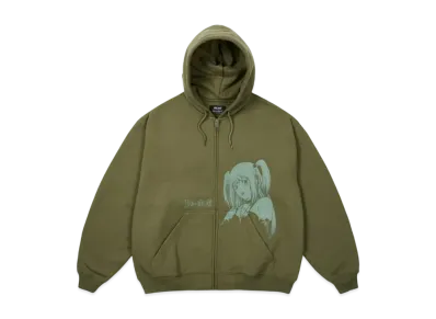 PALACE x DEATH NOTE Misa Zip Hood "The Deep Green"