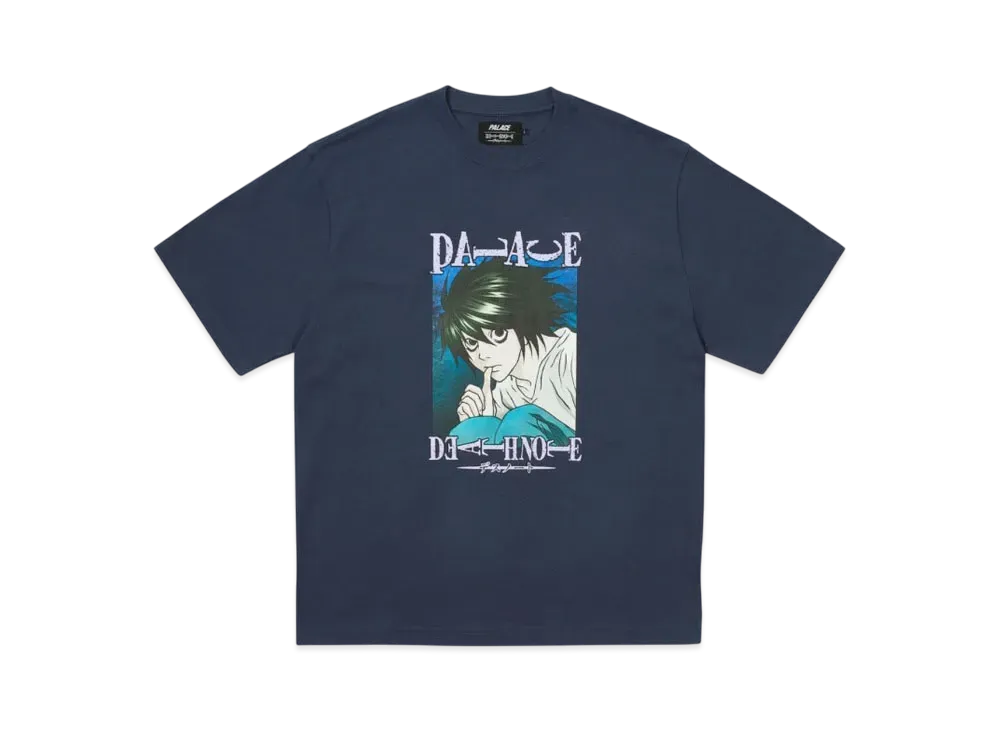 PALACE x DEATH NOTE T-Shirt "Navy"