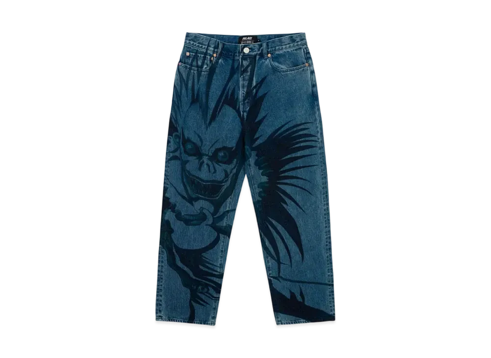 PALACE x DEATH NOTE Ryuk P45 Jean "Stone Wash"