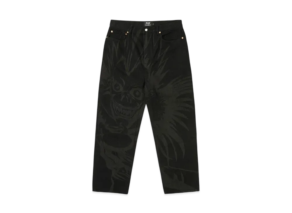 PALACE x DEATH NOTE Ryuk P45 Jean "Black"