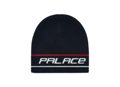 Palace Stripe Nein Cuff Beanie "Navy"