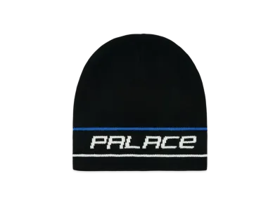 Palace Stripe Nein Cuff Beanie "Black"