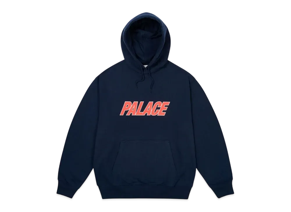 PALACE DUO LOGO HOOD "Navy"