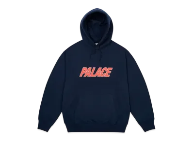 PALACE DUO LOGO HOOD "Navy"