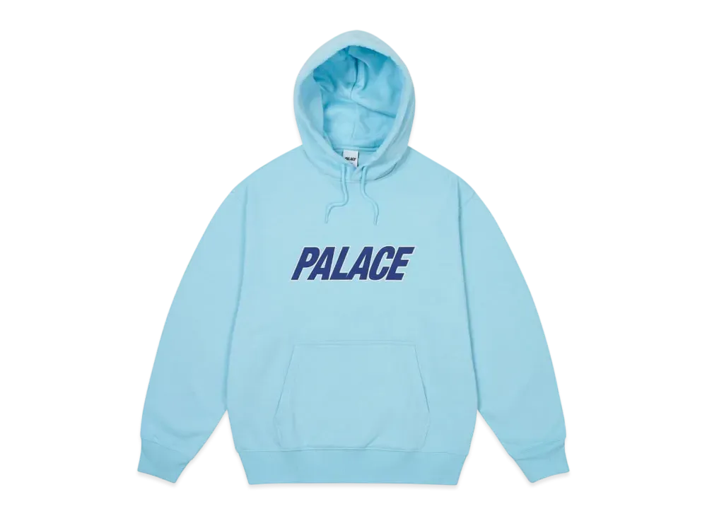PALACE DUO LOGO HOOD "Skyline Blue"