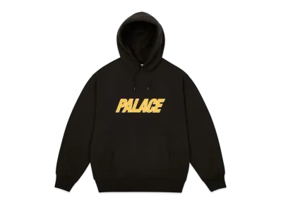 PALACE DUO LOGO HOOD "Black"