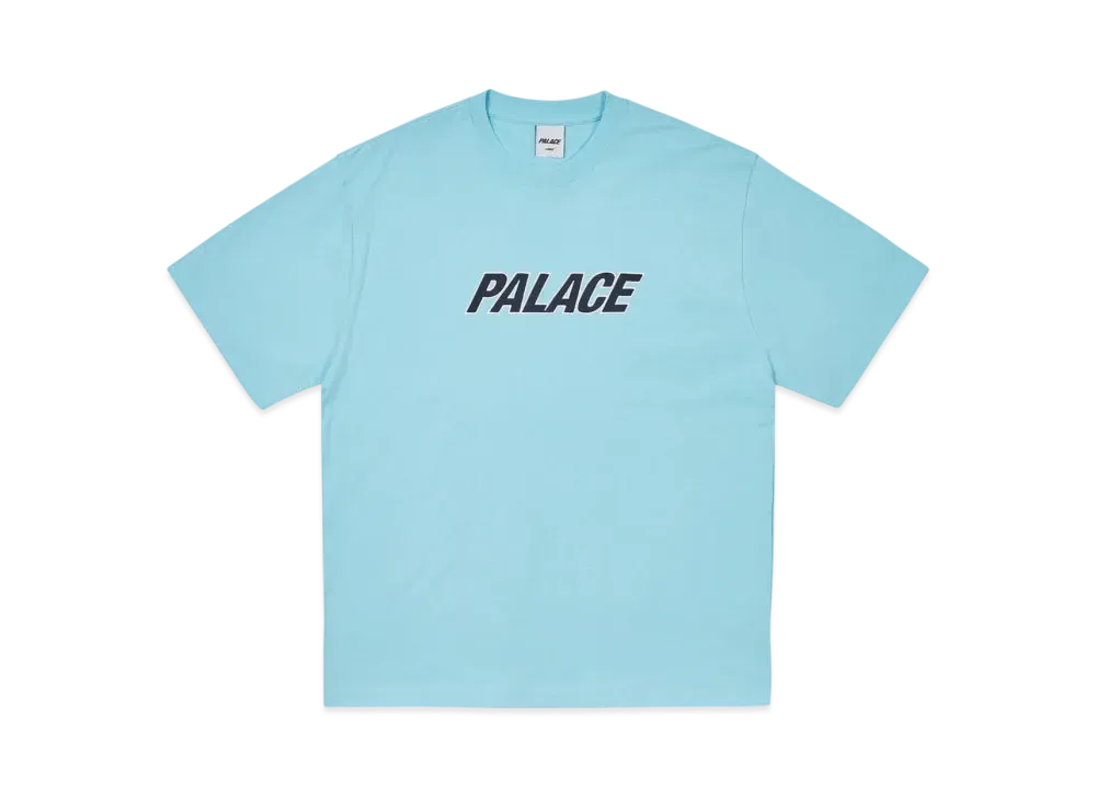 PALACE HEAVY FONT T-SHIRT "Skyline Blue"
