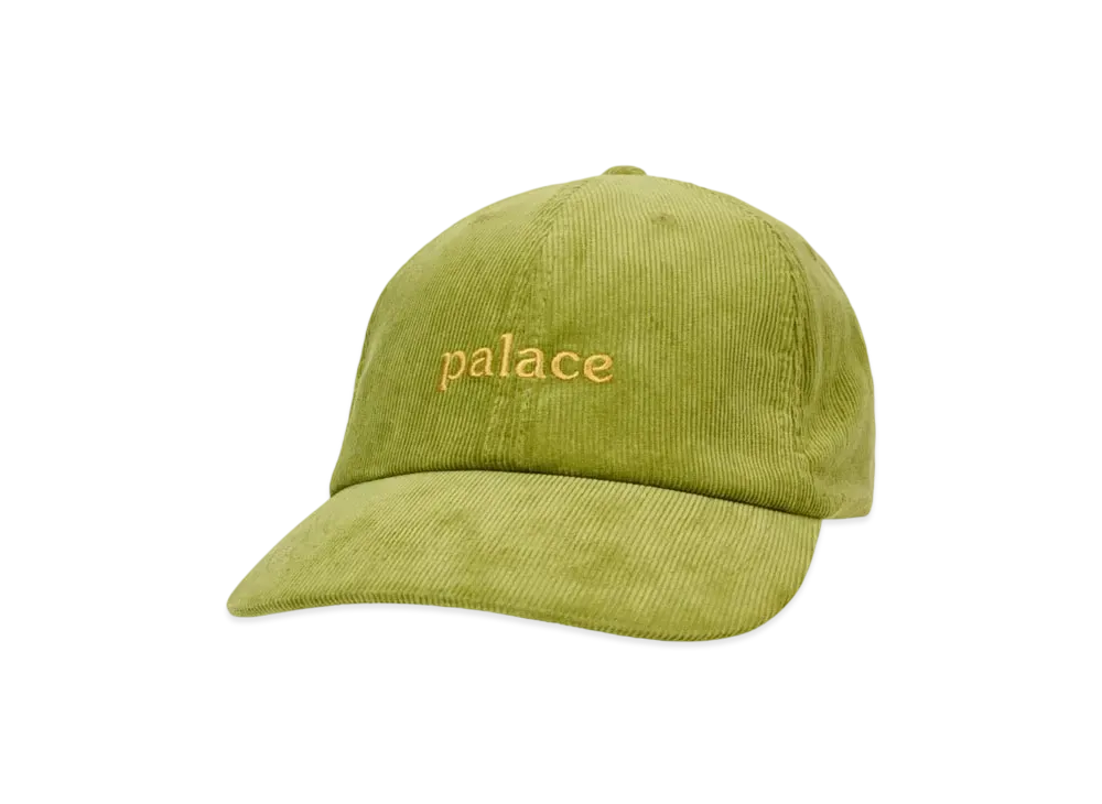 PALACE WASHED CORD 6-PANEL "Green"