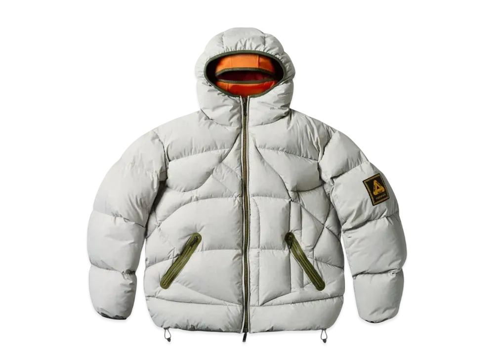 PALACE x MAHARISHI Temple Puffa Jacket "Ice"