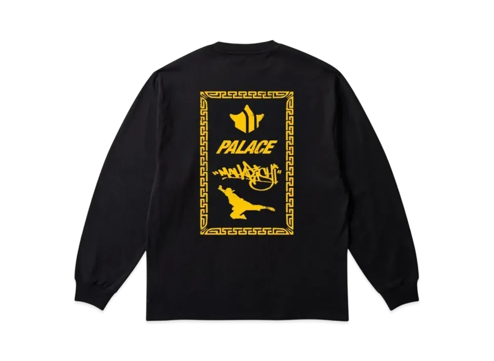 PALACE x MAHARISHI Shaolin Tag Longsleeve "Black"