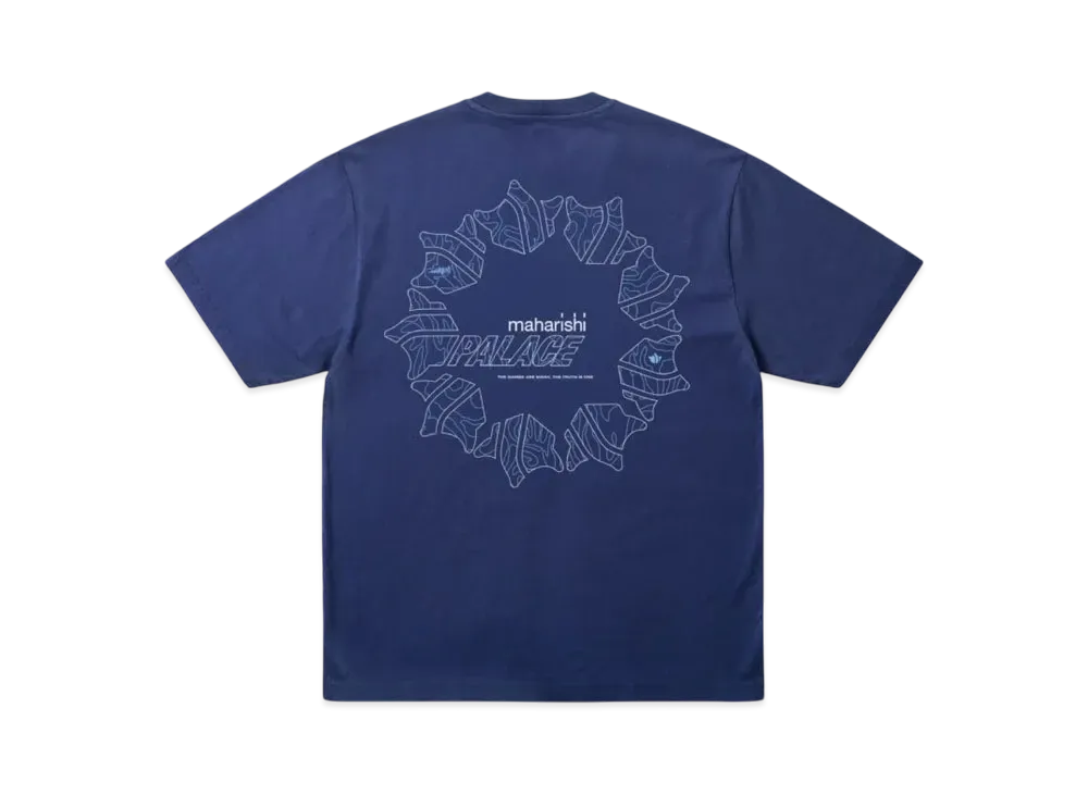 PALACE x MAHARISHI Templea Star T-Shirt "Blue"