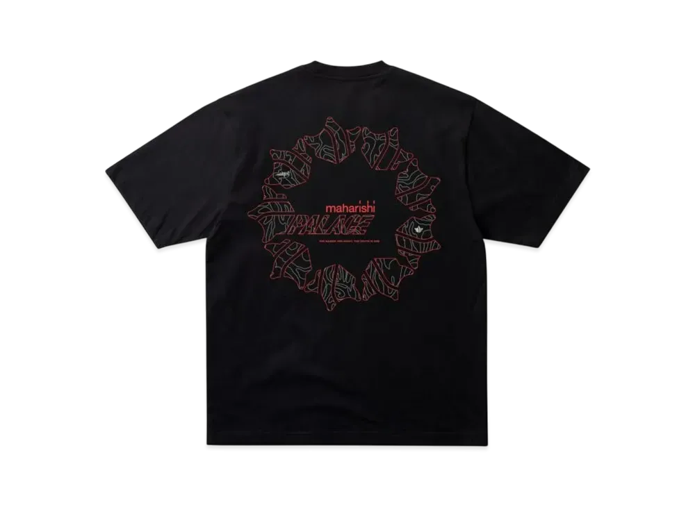 PALACE x MAHARISHI Templea Star T-Shirt "Black"