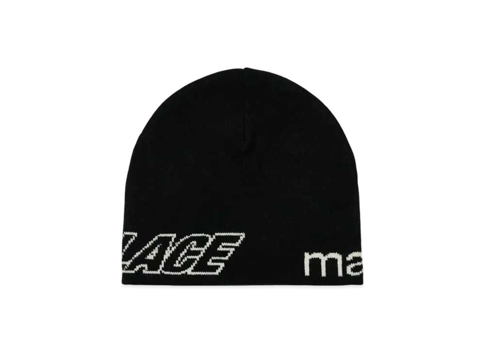 PALACE x MAHARISHI No Cuff Beanie "Black"