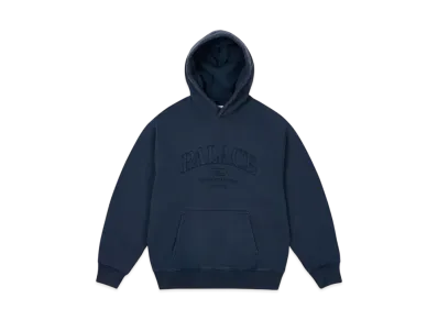 PALACE Unitas Pigment Wash Hood "Navy"