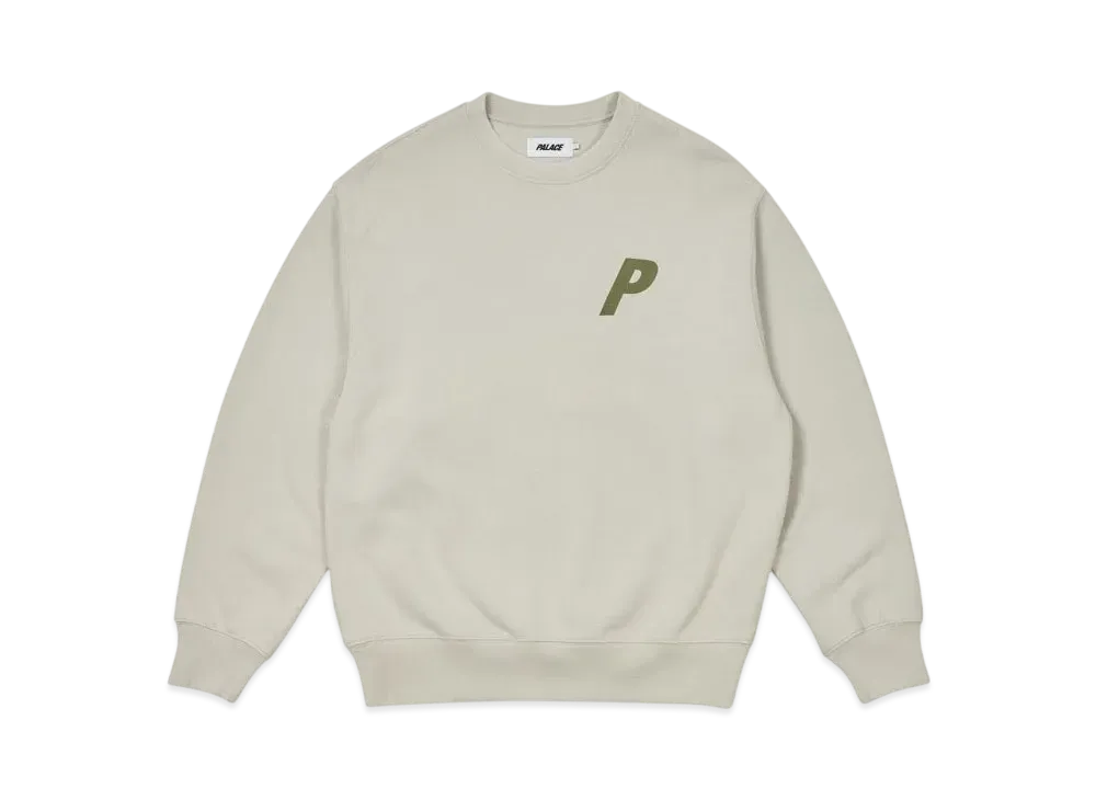 PALACE Pigment P3 Crew "Grey"