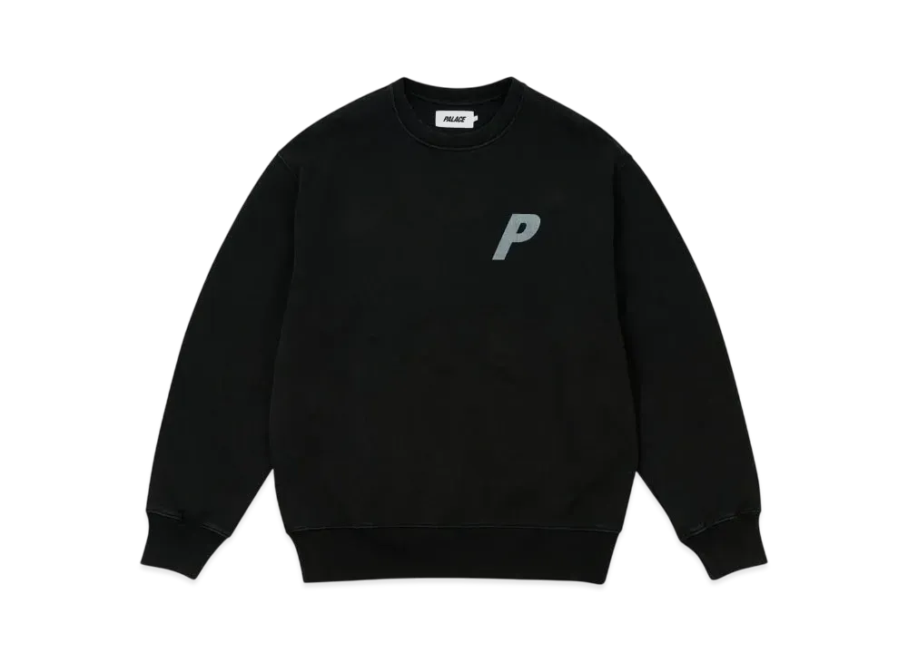 PALACE Pigment P3 Crew "Black"