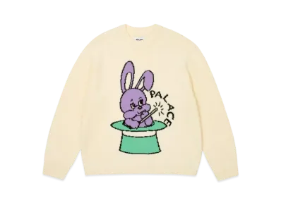 PALACE Hat Trick Knit "White"