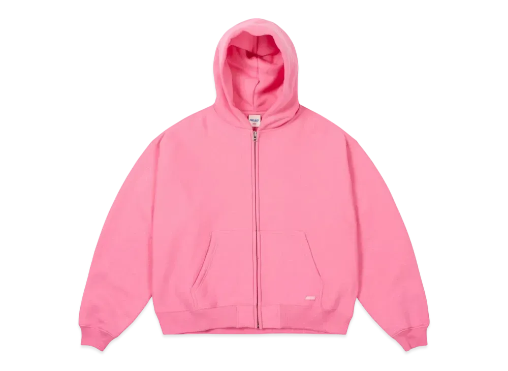 PALACE Unisex Zip Hood "Pink"
