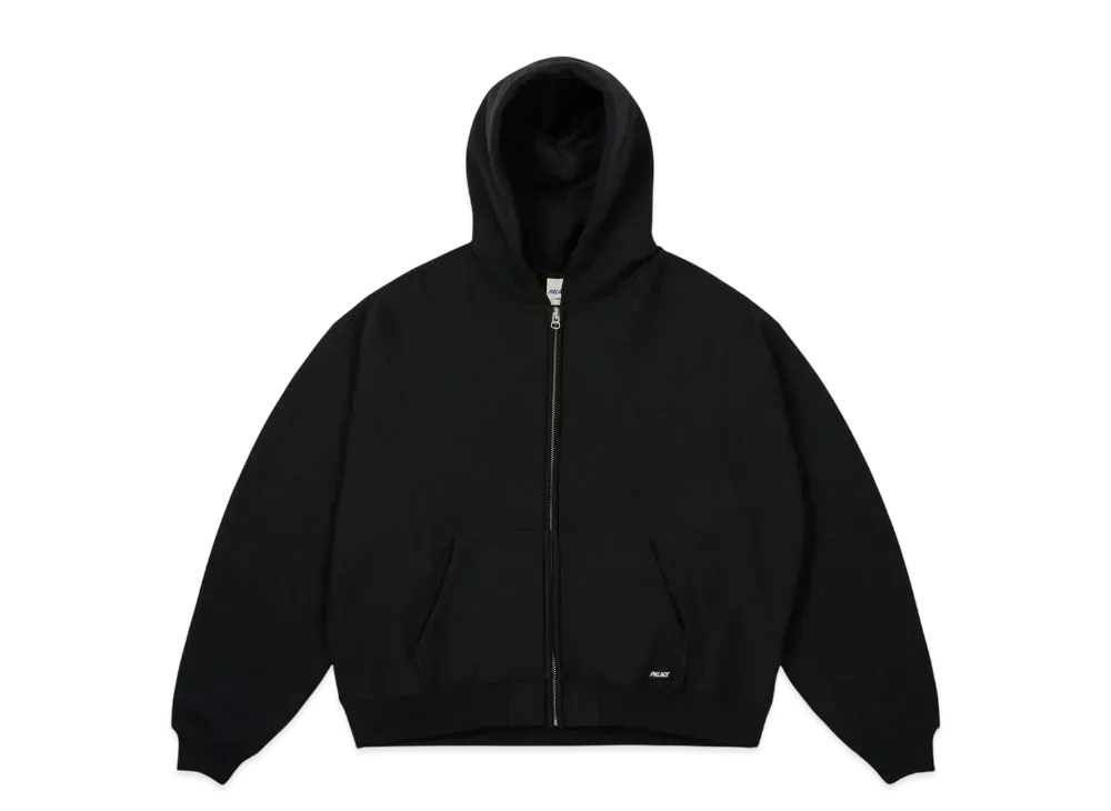 PALACE Unisex Zip Hood "Black"