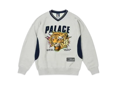 PALACE Tora Tora Crew "Grey Marl"