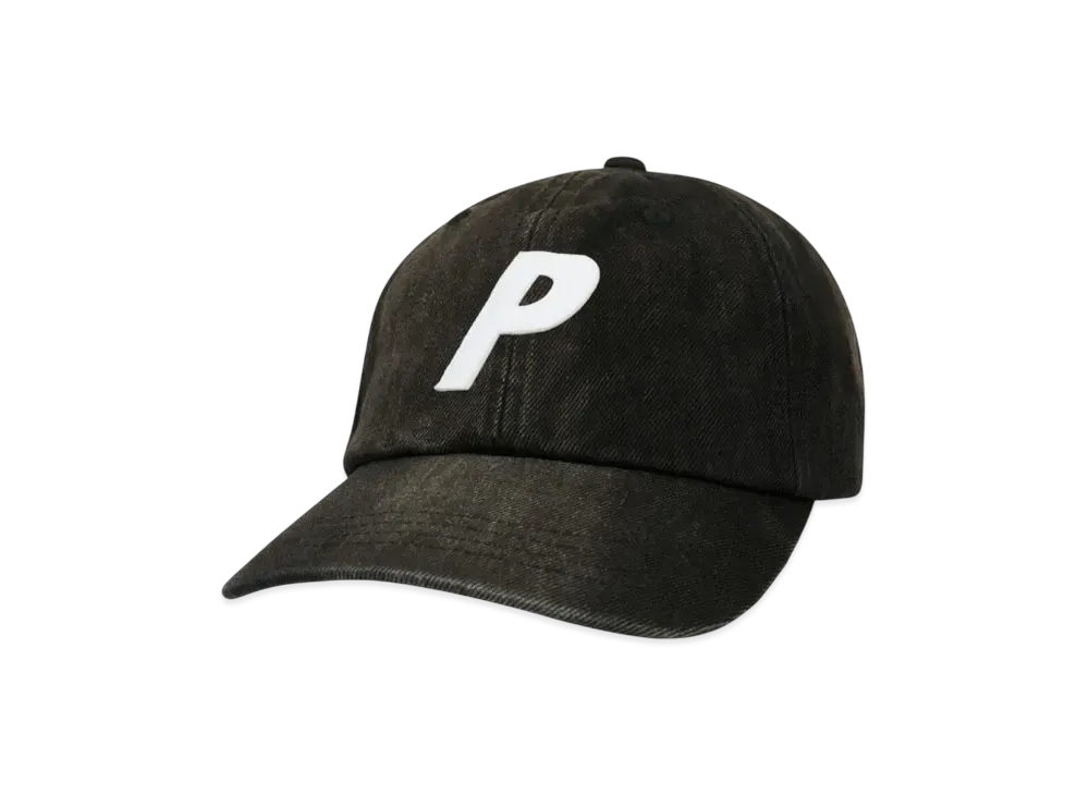 PALACE Denim P 6-Panel "Wash Black" P28H002