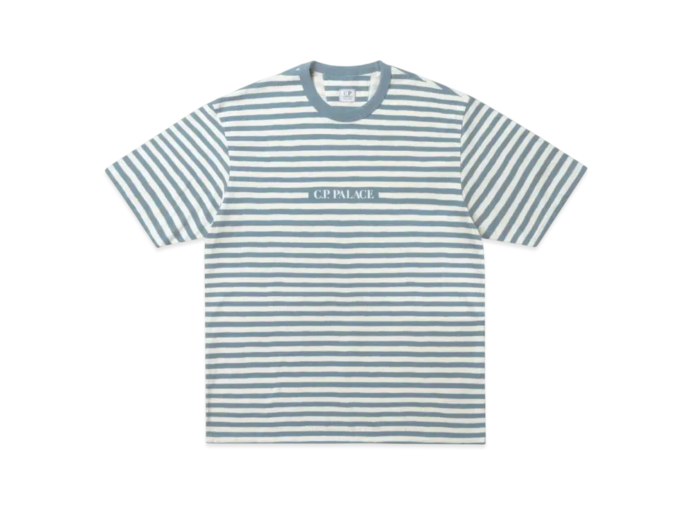PALACE x C.P. Company Stripe T Shirt "Blue"