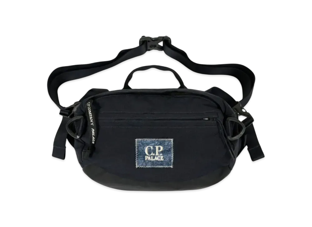 PALACE x C.P. Company Plain Paper Touch Shoulder Bag "Navy"