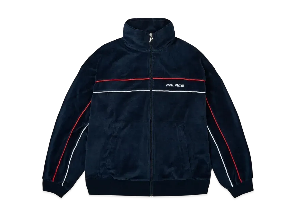 PALACE Piped Velour Funnel "Navy"