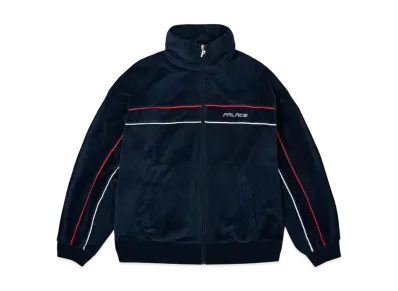 PALACE Piped Velour Funnel "Navy"