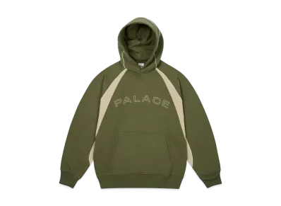 PALACE Piped Panel Hood "The Deep Green"