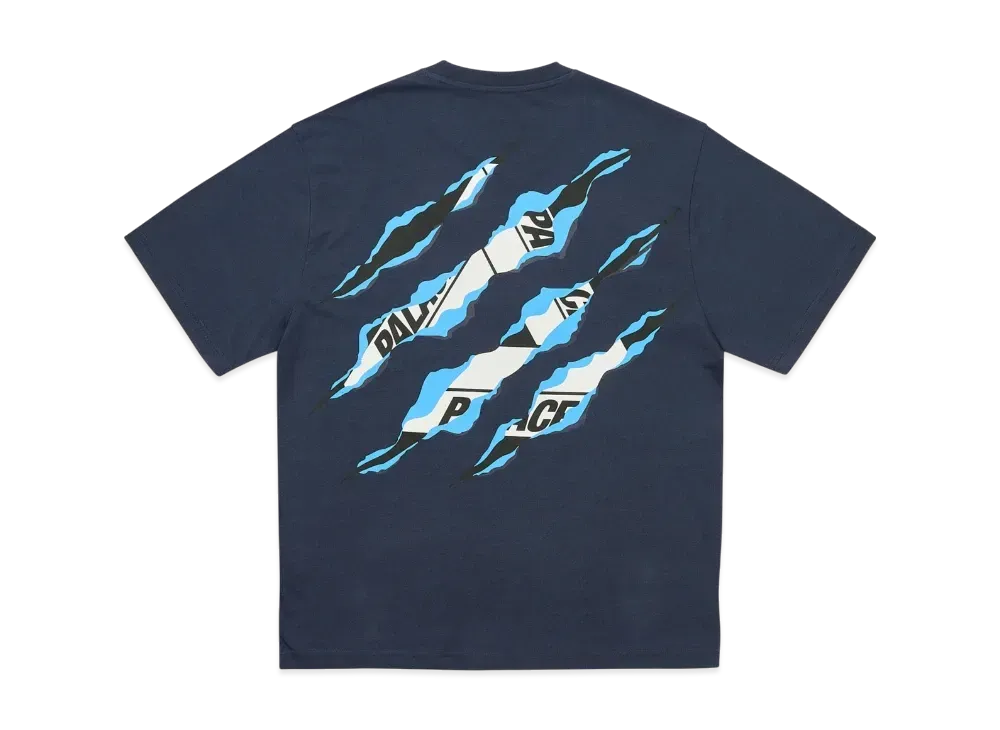 PALACE Ripped Tri T-Shirt "Navy"