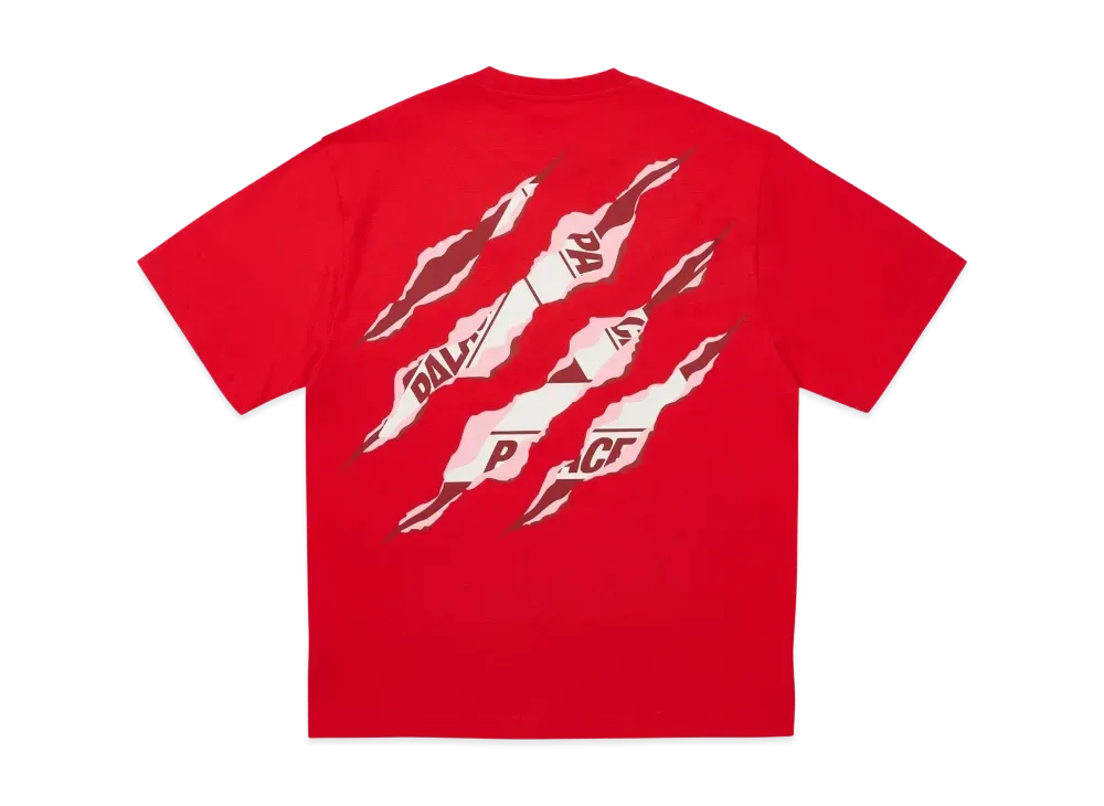 PALACE Ripped Tri T-Shirt "Red"