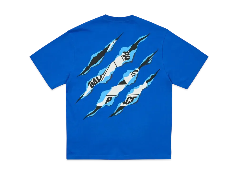 PALACE Ripped Tri T-Shirt "Blue"