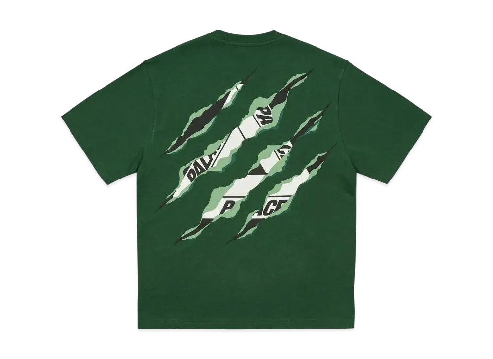 PALACE Ripped Tri T-Shirt "Green"
