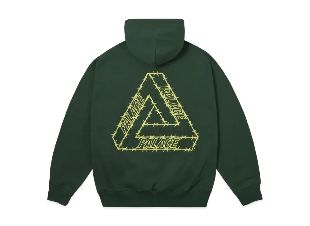PALACE Barbed Tri-Ferg Hood "Green"