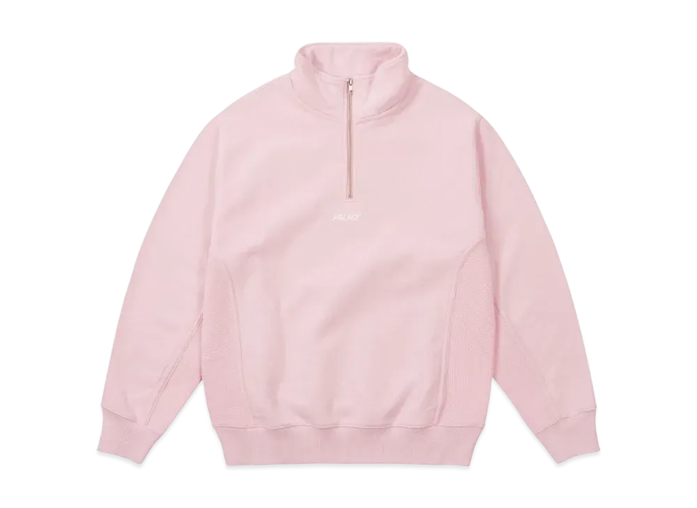 PALACE 1/4 Zip Wash Out Funnel "Lush Flush"