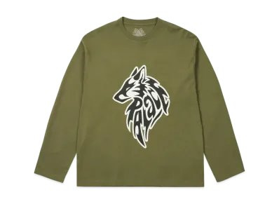 PALACE Sketchy Lone Wolf Longsleeve "The Deep Green"